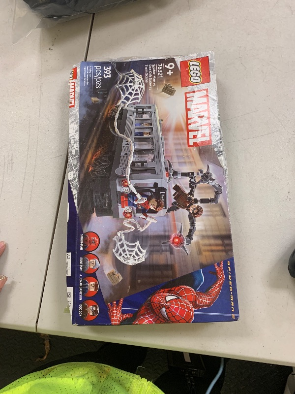 Photo 1 of LEGO Marvel Spider-Man vs. Doc Ock Subway Train Scene - Action Figures Kids Toy - Spider-Man Building Toy for Boys & Girls, Ages 9+ - Marvel Collectible with 4 Minifigures - Birthday Gift Idea- 76321
