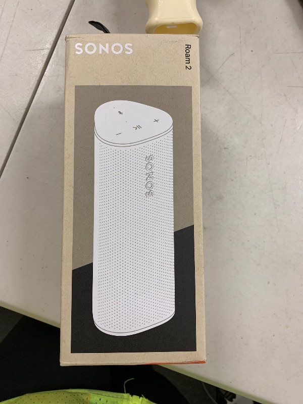 Photo 1 of Sonos Roam 2 - White - Portable Waterproof Bluetooth Speaker
