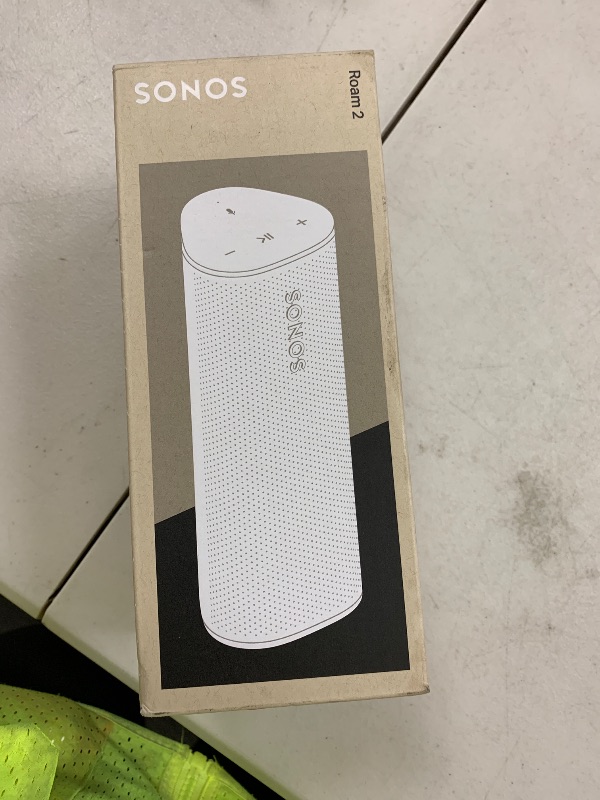 Photo 1 of Sonos Roam 2 - White - Portable Waterproof Bluetooth Speaker