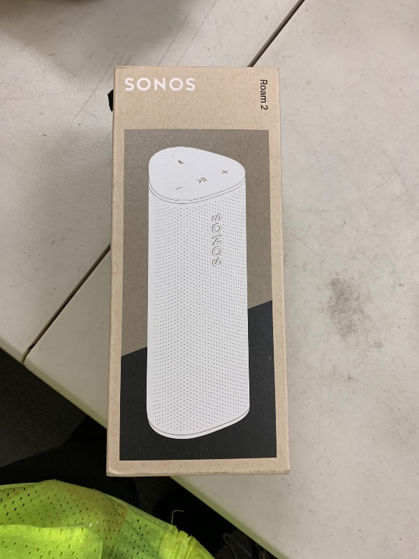 Photo 1 of Sonos Roam 2 - White - Portable Waterproof Bluetooth Speaker