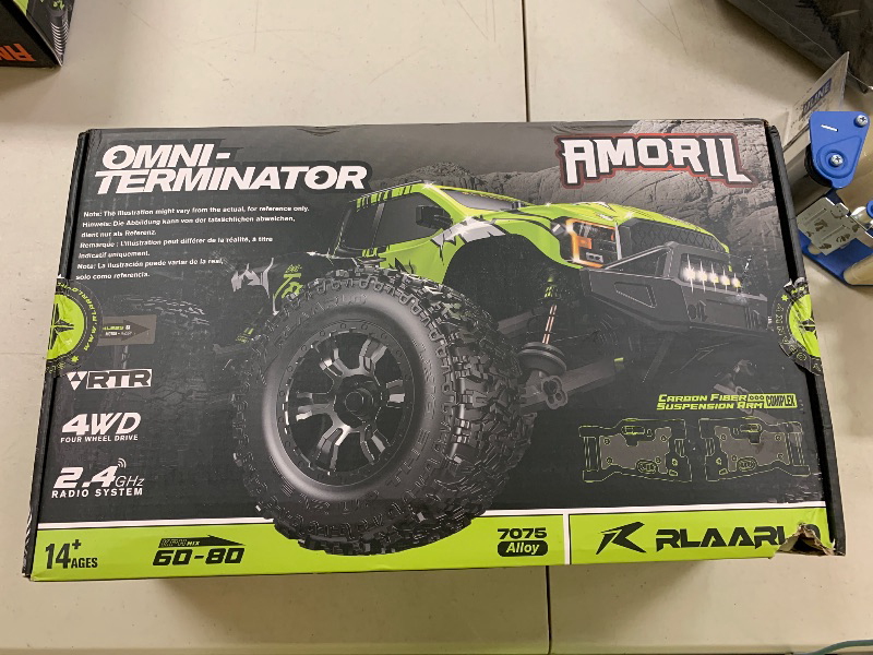Photo 1 of AMORIL 1/10 RTR Brushless Fast RC Cars for Adults,Max 50mph Hobby Electric Off-Road Monster Truck,Waterproof High Speed RC Car 4WD Remote Control Car with 3S Lipo,Green