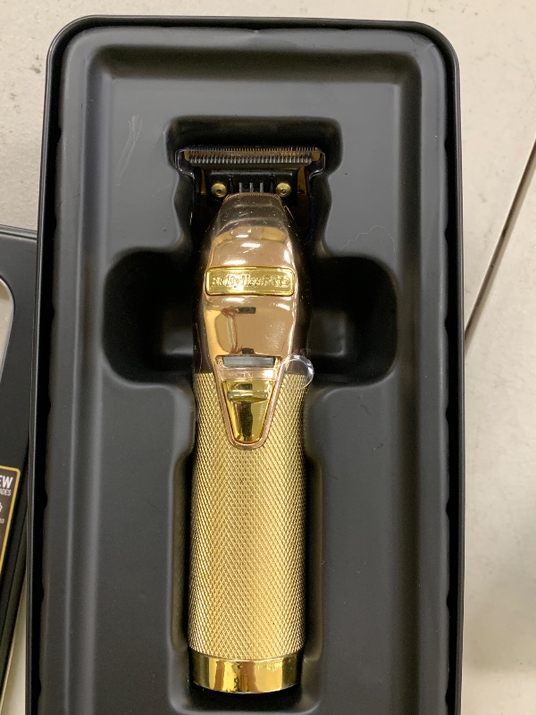 Photo 1 of BaBylissPRO FX+ Professional Barber Cord/Cordless Facial Hair Trimmer for Men, All-Metal Beard Trimmer for Men, 4-Hour Runtime, USB-C Charging