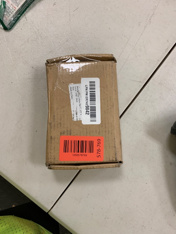 Photo 1 of heneng 4 Pcs 4 Hole Flat Tee Plate for 1-5/8" Strut Channel, Flat Connector Bracket, 7/32" Thick