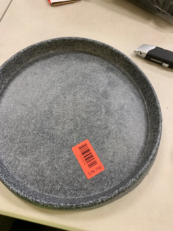 Photo 1 of The HC Companies Terrazzo Flower Pot Saucers - Heavy-Duty Plastic Plant Saucer for Outdoors & Indoors - Plant Pot Trays for Water Drainage - Durable Round Plant Tray (13” Black Granite, Pack of 1)