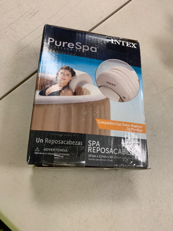 Photo 1 of Intex PureSpa Removable Customizable Inflatable Hot Tub Headrest Lounge Pillow Spa Accessory Compatible with Intex PureSpa Models