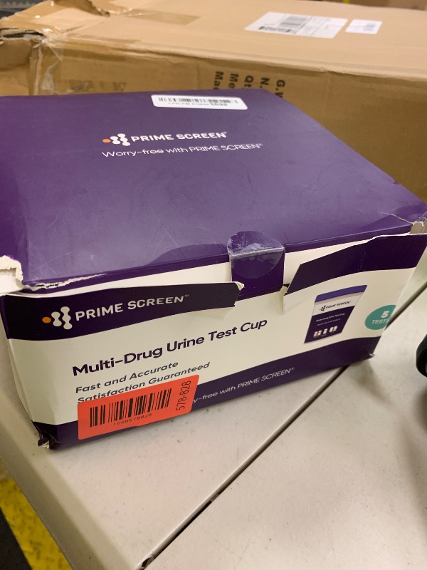 Photo 1 of [5 pack] Prime Screen 14 Panel Urine Drug Test Cup - Instant Testing Marijuana (THC),OPI,AMP, BAR, BUP, BZO, COC, mAMP, MDMA, MTD, OXY, PCP, PPX, TCA
