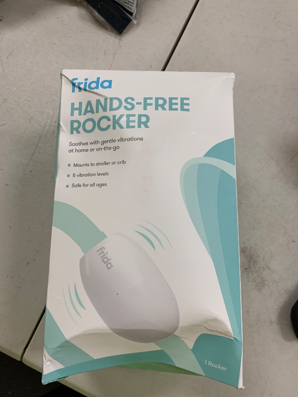 Photo 1 of Frida Baby Hands-Free Stroller Rocker Device with 5 Vibration Levels, Universal Stroller Accessories, Rechargeable Portable Rocker for Cribs & Strollers, Water-Resistant Baby Soother