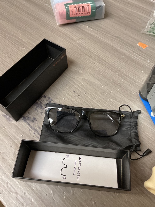 Photo 1 of AI Translation Glasses, Support 169 Languages Real-Time Translation Powered By APP, Open-Ear Sound Mic & Speakers, Color-Change Lens Translator with Noise Reduction, AI Smart Glasses for Men & Women