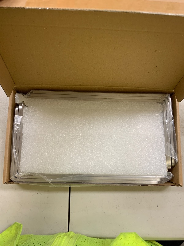 Photo 1 of Fanmao 6 Pcs Slotted L Angle Mounting Brackets, Adjustable Corner Brace, Stainless Steel, 5/32" Thick, 8" L x 1" W x 4" H