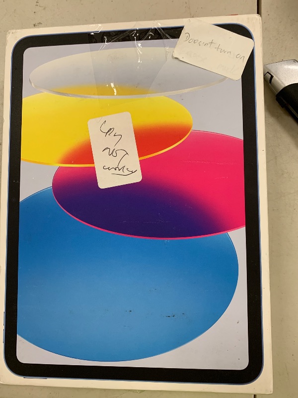 Photo 1 of Apple iPad 11-inch: A16 chip, 11-inch Model, Liquid Retina Display, 128GB, Wi-Fi 6, 12MP Front/12MP Back Camera, Touch ID, All-Day Battery Life — Blue