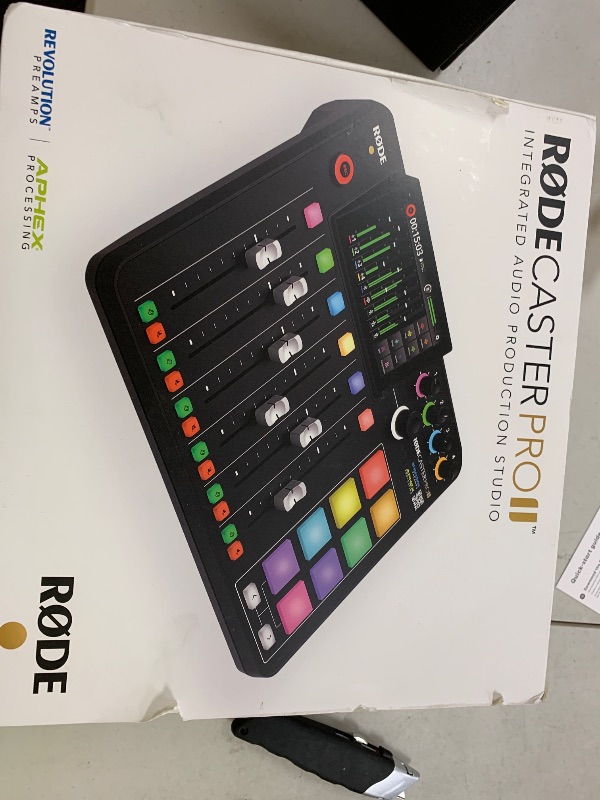 Photo 1 of RØDE RØDECaster Pro II All-in-One Production Solution for Podcasting, Streaming, Music Production and Content Creation,Black
