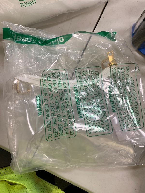 Photo 1 of Ginogento Clear Bag for Stadium Events,Clear Bag Purse for women Crossbody Transparent for Concerts,Festivals,Sport Events
