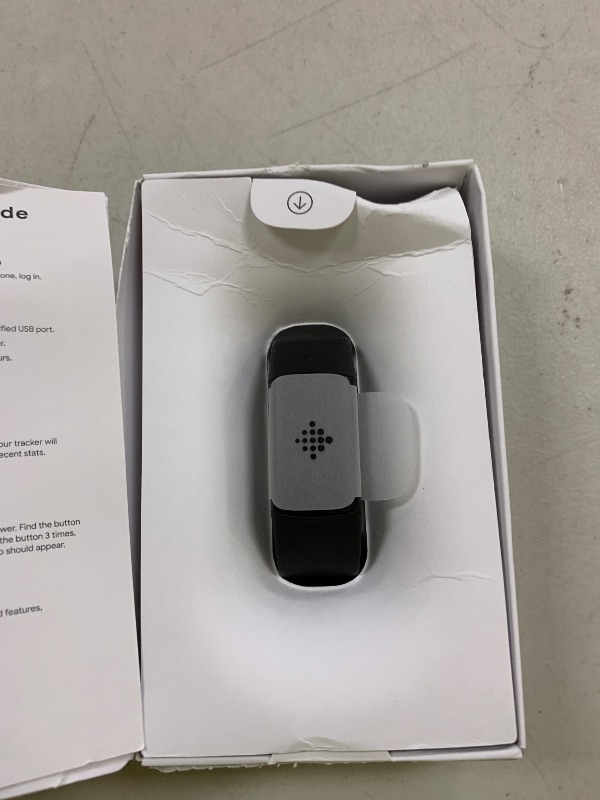 Photo 1 of Fitbit Charge 6 Fitness Tracker with Google apps, Heart Rate on Exercise Equipment, 6-Months Premium Membership Included, GPS, Health Tools and More, Obsidian/Black, One Size (S & L Bands Included)

