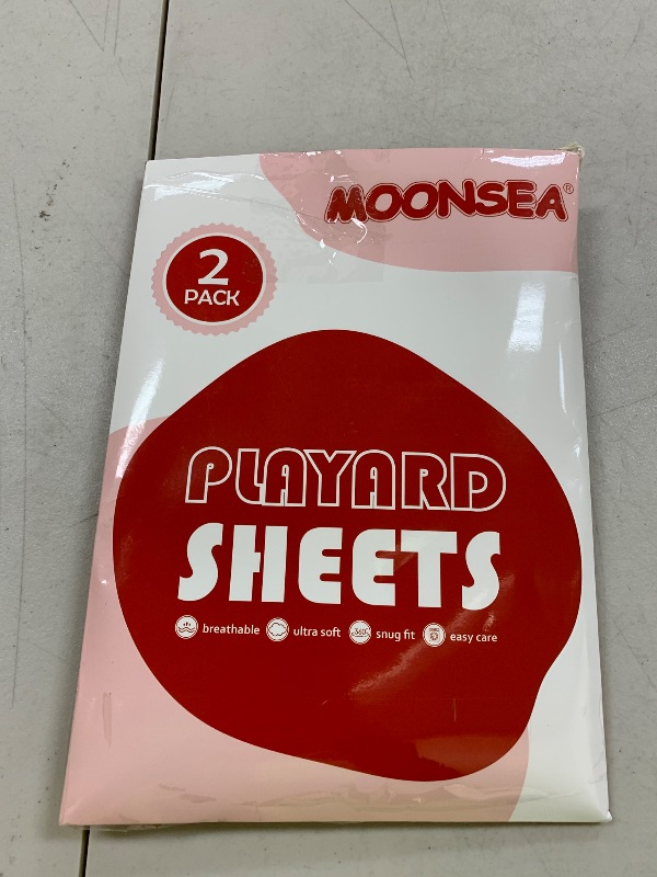 Photo 1 of Pack and Play Sheets, 2 Pack Mini Crib Sheets, Stretchy Playard Fitted Sheet, Compatible with Graco Pack n Play, Soft and Breathable Material, Stars & Bunny