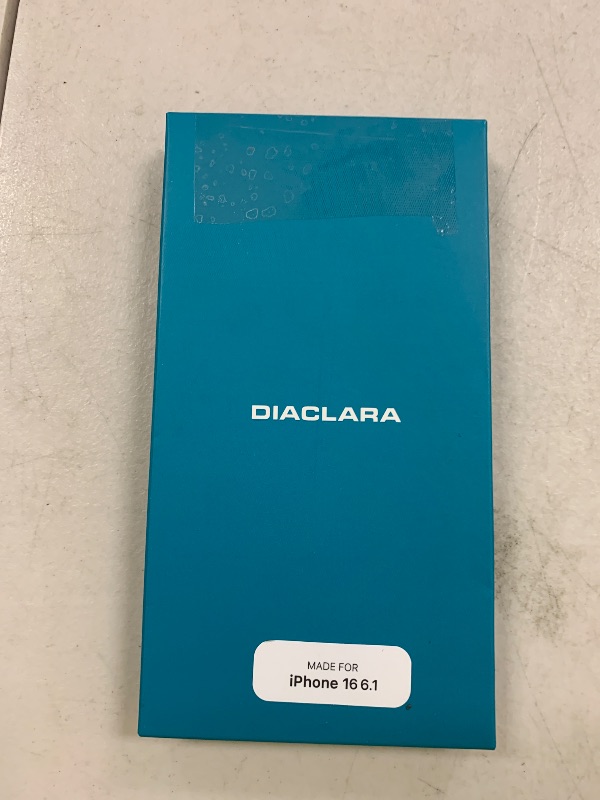 Photo 1 of Diaclara Magnetic Designed for iPhone 16 Case, Compatible with MagSafe Built-in Touch Sensitive Anti-Scratch Screen Protector, Upgraded [Full Camera Protection] for iPhone 16 6.1" (Black)
