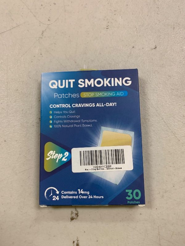 Photo 1 of 21mg Quit Smoking Patches, Nicotine Patches to Quit Smoking Patches, Stop Smoking Aids Patches, 30 Count Quit Smoking Stickers That Work with 2 Weeks, Easy and Effective Help to Quit Anti-Stickers