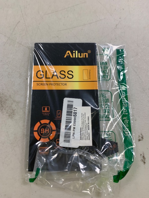 Photo 1 of Ailun Screen Protector for iPhone 16 Plus/iPhone 15 Plus/iPhone 15 Pro Max [6.7 Inch] Display 3 Pack Tempered Glass, Dynamic Island Compatible, Case Friendly[Not for iPhone 16 Pro Max 6.9 Inch]