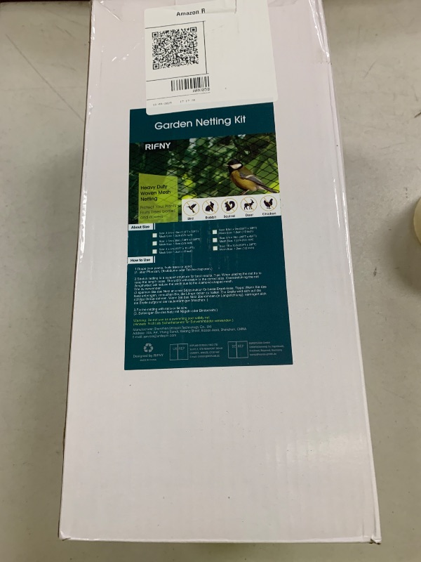 Photo 1 of Bird Netting for Garden - 28 x 30 FT Heavy Duty Anti Bird Netting Mesh with Ties and Landscape Staples for Vegetable, Fruit Trees & Other Plants, Lasting Against Birds Deer Squirrels and Poultry