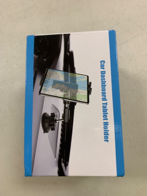 Photo 1 of Heavy Duty Car Tablet Mount Holder - [Metal Arm] Dashboard Windshield Suction Cup Tablet Holder for Truck/Car Mount, for 4.7-13" Tablets Like iPad Pro Air, Mini, Galaxy Tab, Z Fold, Fire HD, iPhone