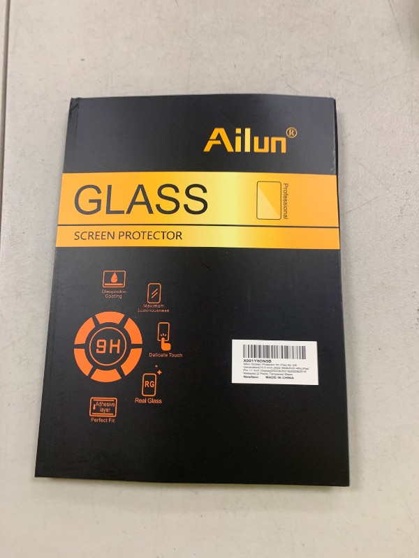 Photo 1 of Ailun Screen Protector for iPad Air 4/5 Generation[10.9 Inch,2022 5th &2020 4th] iPad Pro 11 Inch Display[2022&2021&2020&2018 Release] Tempered Glass [Face ID & Apple Pencil & Case Compatible][2 Pack]