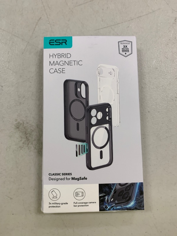 Photo 1 of ESR for iPhone 17 Pro Max Case, Camera Control, Compatible with MagSafe, Shockof Military-Grade tection, Magnetic Phone Case for iPhone 17 Pro Max, Classic Hybrid Case, Frosted Black