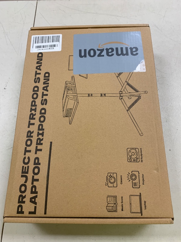 Photo 1 of REHOSEUP Projector Stand, 33LB Load Bearing & 22-55" Height Adjustable, for Projector/Laptop/DJ Gear, Outdoor/Office/Studio - Stable Base (Black)