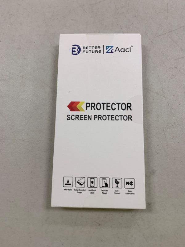 Photo 1 of AACL Galaxy S21 FE Screen Protector Tempered Glass for Samsung Galaxy S21 FE 5G,6.4 Inch,[Support Fingerprint Unlock][Full Screen Coverage (except edges)][9H] [3 Pack]