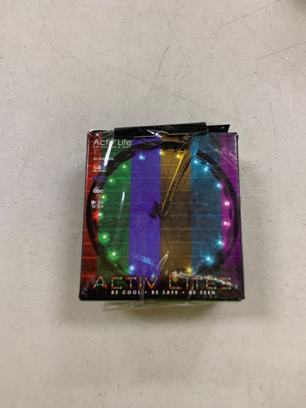 Photo 1 of Activ Life Bike Wheel Lights (1 Tire, Color-Changing) Top Easter Basket Stuffers for Kids Girls Boys Teen Gifts; Best Spring Break Essentials & Beach Vacation Must Haves; Cool Family Fun Bday Presents