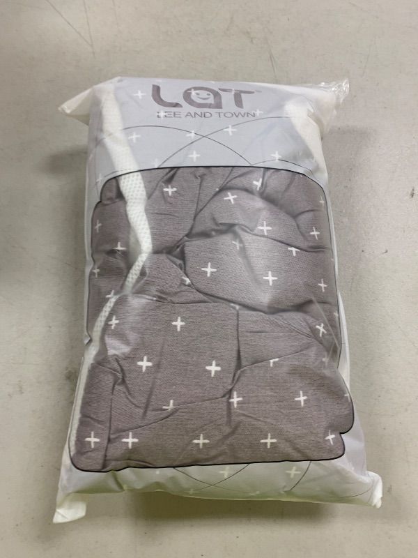 Photo 1 of Baby Seat Pad Liner for Stroller–Soft and Breathable?3D Air Mesh Cotton Universal Baby Stroller Cushion (Grey Cross)