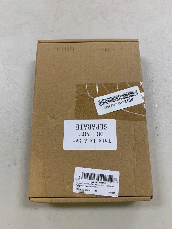 Photo 1 of Tessco 2 Pcs Box Fan Holder Horse Stall Classic Fan Bag Hanging Web Holder Nylon Box Hay Bag (White)