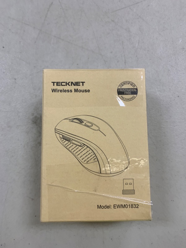 Photo 1 of TECKNET Bluetooth Mouse, 2-in-1(BT 5.0/3.0+2.4Ghz) 4000DPI Wireless Mice with USB Connect Available for Laptop Computer, Portable PC Mouse Bluetooth for Mac (USB-A+BT Wireless Connect, Black)