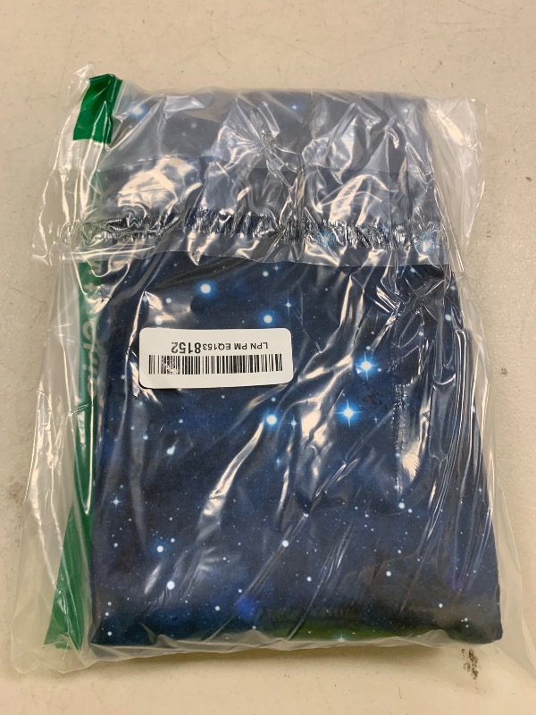 Photo 1 of Galaxy Upholstery Fabric by The Yard, Outer Space Starry Sky Indoor Outdoor Fabric by The Yard, Universe Sparkle Stars Decorative for Upholstery and Home DIY Sewing Projects, 1 Yard, Blue