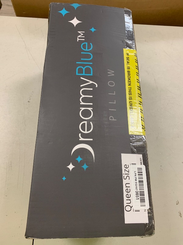Photo 1 of DreamyBlue Signature Pillow w/Adjustable Loft • Shredded Memory Foam Fill • Neutral Alignment for Side, Back, and Stomach Sleepers • Washable Bamboo Rayon Cover • CertiPUR-US Certified Foam (Queen)