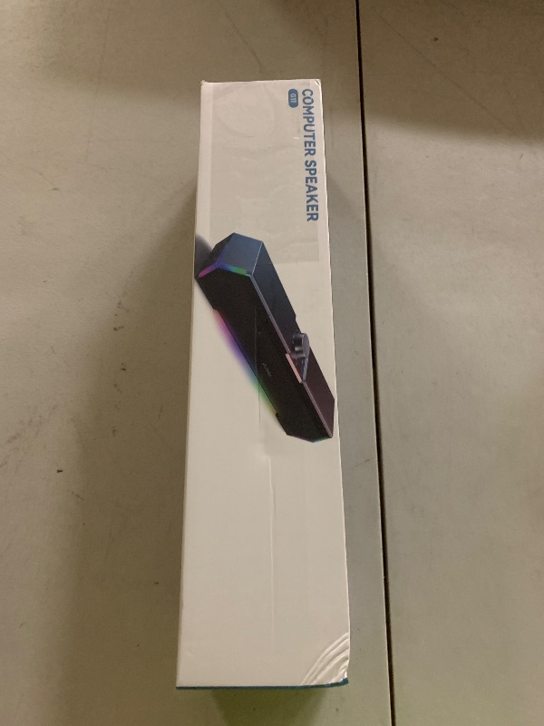 Photo 1 of LENRUE G11 Computer Speakers for Desktop, Touch Lights PC Speakers with Surge Clear Sound, USB C/USB Powered for Computer Desktop PC Laptop Monitor