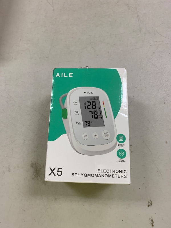 Photo 1 of AILE Blood Pressure Monitor, Blood Pressure Machine Upper Arm Large Cuff(8.7"-16.5"), High Automatic Blood Pressure Monitors Cuff for Home Use, (BP) Manual Arm Blood Pressure Monitors, 2 * 99 Memory