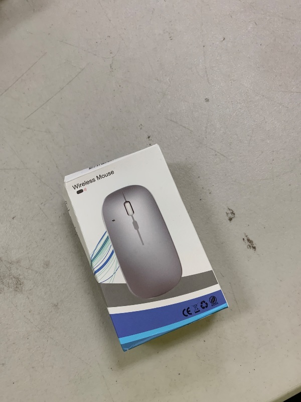 Photo 1 of Dolrso Wireless Bluetooth Mouse for iPad/MacBook Pro/Air/Laptop/pc Rechargeable Silent Mouse Portable Slim for Surface Pro/Lenovo/Samsung Tablet (LED/Jade Green)