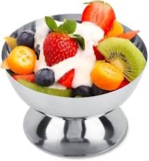 Photo 1 of 1 PC Homaisson  Stainless Steel Salad Bowls, Ice Cream Cups, Fruit Bowls