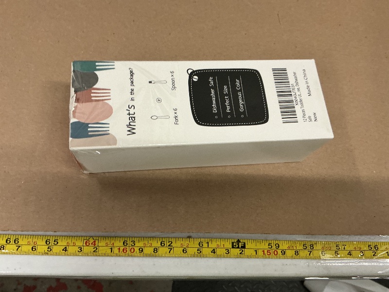 Photo 1 of 12 Pieces Toddler Utensils Set, Plastic Spoons and Forks Set for Kids, Children Safe Flatware, Plastic Reusable Cutlery, BPA Free, Dishwasher Safe