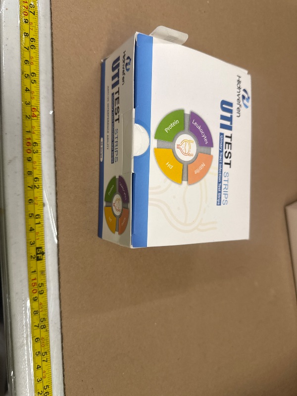 Photo 1 of 4-in-1 UTI Test Strips, Full Panel Urinary Tract Infection Test Kit at Home for Women Men Kids, Urinalysis Leukocytes, Nitrites, PH, Protein Urine Strip for UTI and Bladder