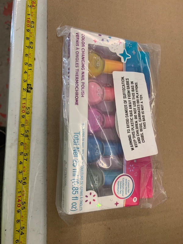 Photo 1 of 3C4G Color Changing Nail Polish Set for Girls & Teens - 5 Magical, Non-Toxic Colors That Transform, Safe & Fun Nail Polish Kit for Ages 8+ Perfect for Parties, Gifts, & DIY Manicures Make It Real