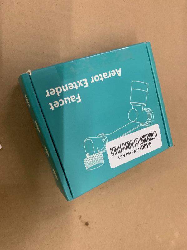 Photo 1 of 1080°Swivel Faucet Extender, Sink Water Faucet Aerator Extension in Brass, Swivel Robotic Arm Bathroom Faucet Extender, Kitchen Rotating Extension Filter with 2 Mode Splash