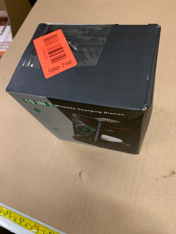 Photo 1 of 300W Charging Station for Multiple Devices Apple,10 in 1 Wireless Charger for iPhone,GaN III USB C 65W PD Fast Charging Stand Dock for MacBook,iWatch&Airpods (Wireless Charging Only for Apple)