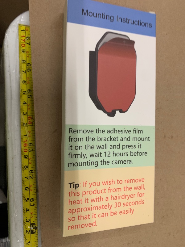 Photo 1 of 3 Pack Blink Camera No Drill No Screws Wall Mount Bracket for Blink Mini /Mini 2 /Blink Outdoor 4 /Blink Indoor Camera, HBV Adhesive Mount