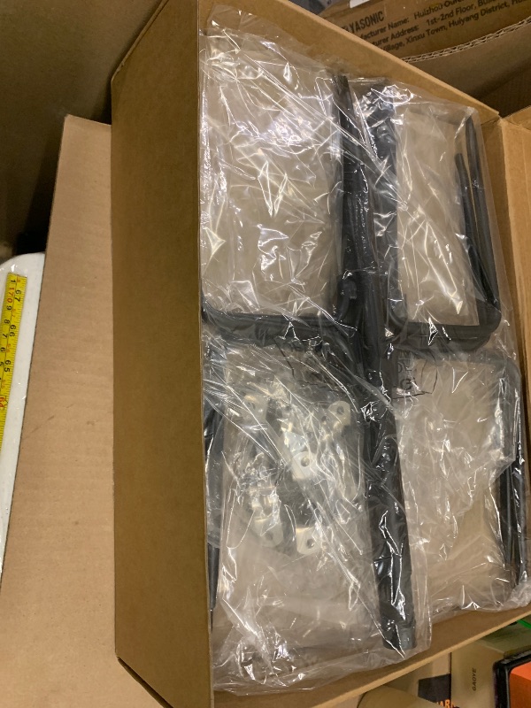 Photo 1 of 4 Pack String Light Poles for Outside, Thickened Metal Lights Hanger Pole Outdoor with Fork, Lighting Hanging Post Accessories for Patio Decor Garden Backyard Yard Front Porch Outside Decorations