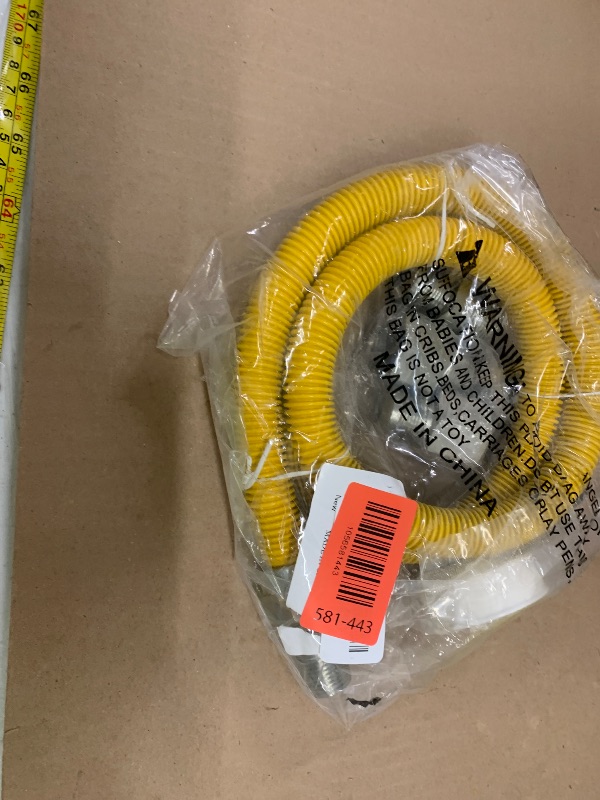 Photo 1 of 48" Gas Dryer Hose Kit,Stainless Steel Stove Gas Line with Connector 1/2" MIP 1/2"FIP 3/4"MIP Fitting,5/8" OD(1/2" ID) Gas Connector Kit for Stove,Gas Stove, Dryer,Water Heater-by MIFLUS