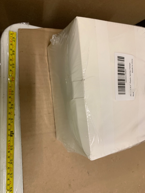 Photo 1 of 20 Pack 4.5 inch Plastic Spring Clamps, Black Heavy Duty Clips, Backdrop Clips, Woodworking Clamps, Plastic Clamps for Crafts, Backdrop Stand, Woodworking, Photography