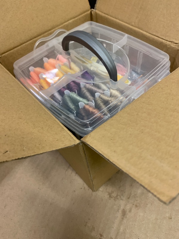 Photo 1 of 187Pcs Embroidery Floss Polyester Cross-Stitch Thread Kit with Tailoring Tools 150 Colors Friendship Bracelets Floss for Embroideries Sewing Handicraft DIY Project