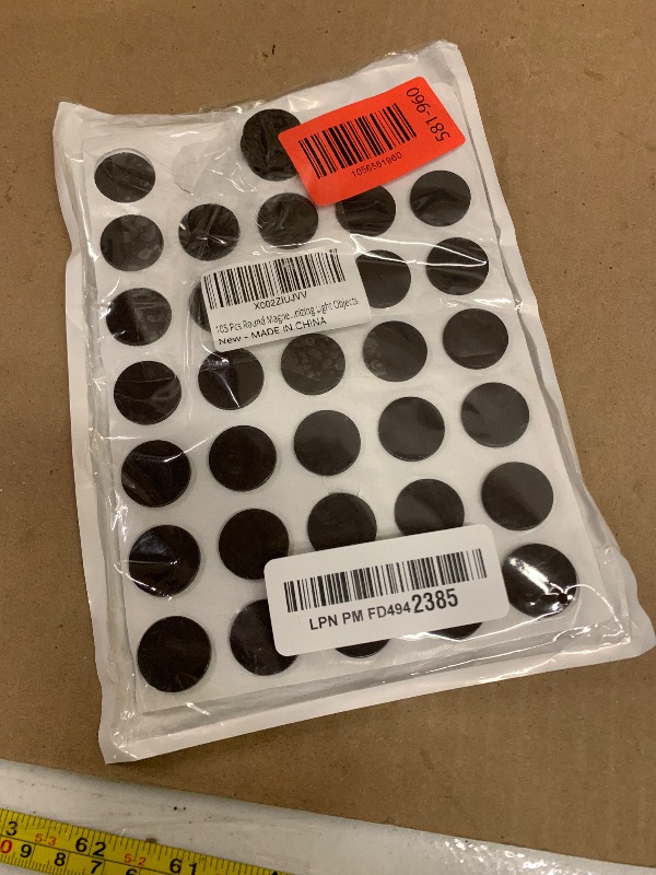 Photo 1 of 105 Pcs Round Magnets with Adhesive Backing, Flexible Self Adhesive Magnets for Crafts, Small Sticky Magnetic Dots for Hanging & Organizing Light Objects, Whiteboard, Fridge, DIY