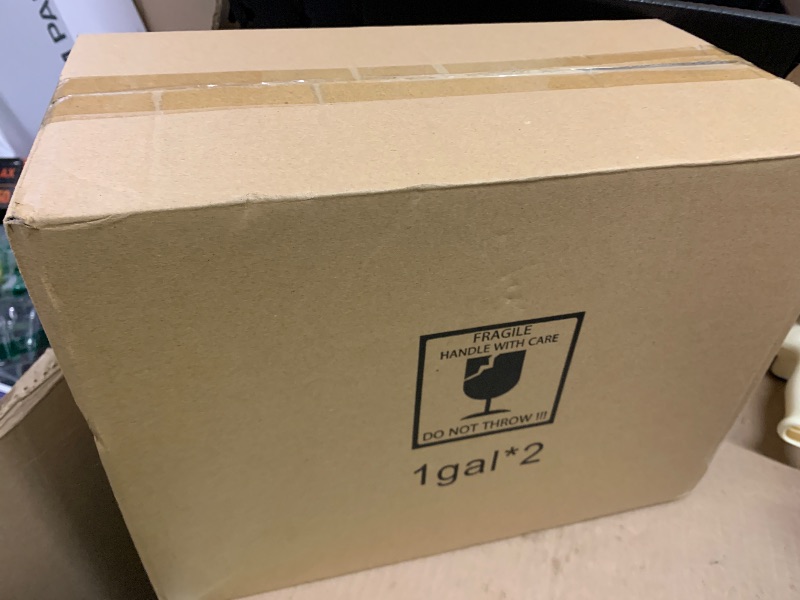 Photo 1 of 2 PCS 1 Gallon Drink dispenser, Glass Beverage Dispenser With Wood Stand, Large Water Drink Dispensers for Parties With Stainless Steel Spigot, Ideal for Lemonade,Juice, Tea, and Party Drinks