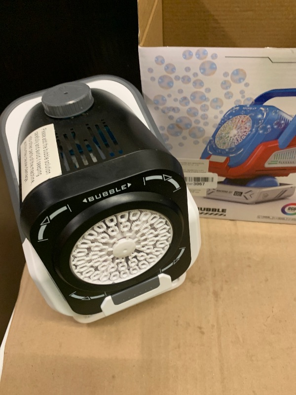 Photo 1 of 2025 Upgraded Bubble Machine with Remote Control, Automatic Rotation & RGB Lights, 1800mAh Rechargeable Battery, Type-C Charge, Bubble Maker for Kids, Weddings, Birthday Parties, Outdoor Activities